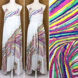Plenty by Tracy Reese Multi-Color Sundress Sz L